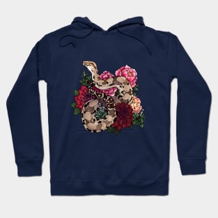 Floral Boa Constrictor Hoodie